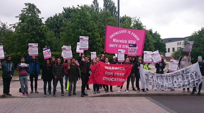 UCU strike at Warwick  – 26th May 2016